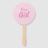 女の子だ男の子のシャワーのジェンダーの暴露だ ハンドファン (正面)