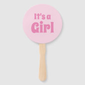 女の子だ男の子のシャワーのジェンダーの暴露だ ハンドファン (正面)