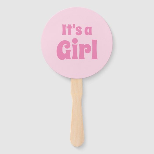 女の子だ男の子のシャワーのジェンダーの暴露だ ハンドファン (正面)