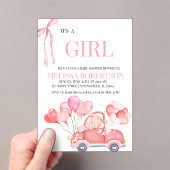 女の子だ！ アクリル招待状 (インサイチュ (ポータブル))