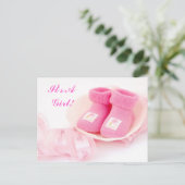 女の子だ!アナウンスカード 案内ポストカード (スタンド正面)