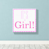 女の子だ！キャンバス印刷 キャンバスプリント (インサイチュ (ウッドフロア))