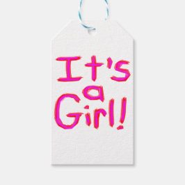 女の子だ！ ギフトタグ