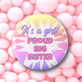 女の子だ！シスター誇りを持ったボタン 缶バッジ