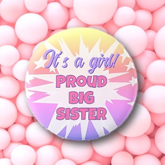 女の子だ！シスター誇りを持ったボタン 缶バッジ