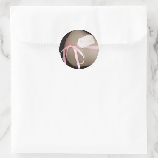 「女の子だ!」 シール (バッグ)