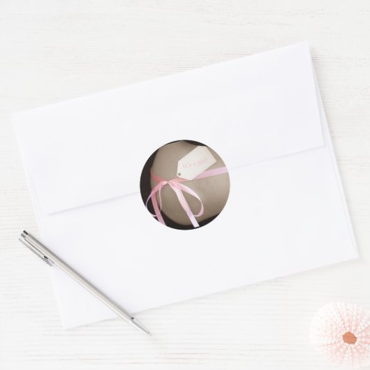 「女の子だ！」 シール (封筒)