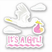 女の子だ！ シール (正面)