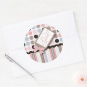 女の子だ！シール ラウンドシール (封筒)