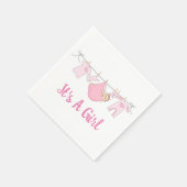 女の子だ スタンダードカクテルナプキン (角)