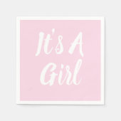 女の子だ スタンダードカクテルナプキン (正面)