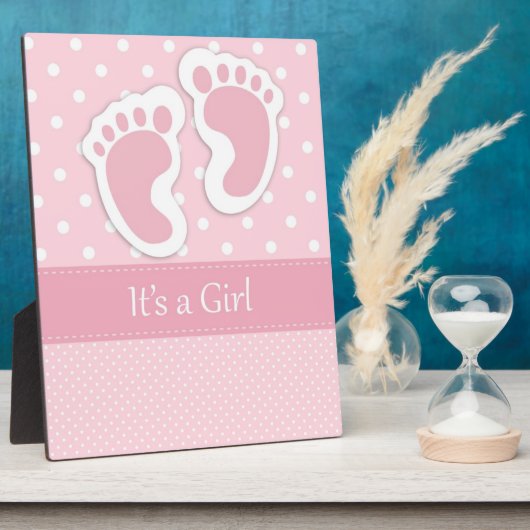 女の子だ フォトプラーク (側面)