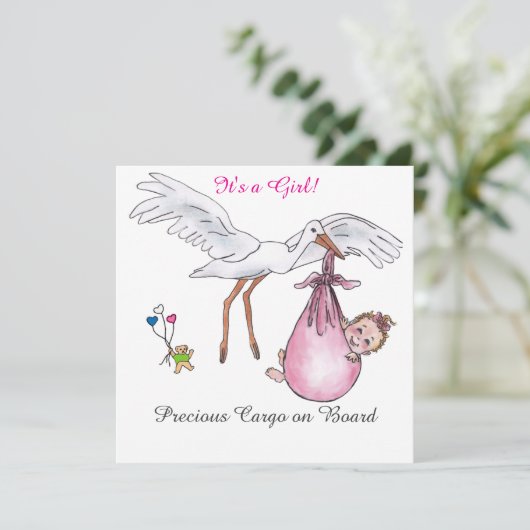 女の子だ！フラットカード (スタンド正面)