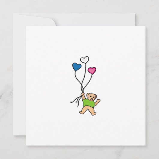 女の子だ！フラットカード (裏面)