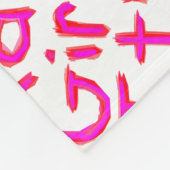 女の子だ！ フリースブランケット (角)