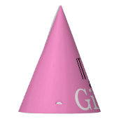 女の子だ！ベビーシャワーパーティー帽子 パーティーハット (左)