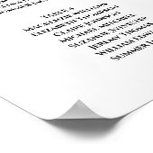 女の子だ!ベビーシャワー6テーブル座席表 ポスター (角)