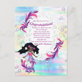 女の子だ – ベビー人魚 ポストカード