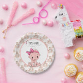 女の子だ ペーパープレート (パーティー)