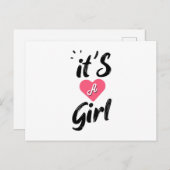 女の子だ ポストカード (正面/裏面)