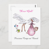 女の子だ!ポストカード ポストカード (正面/裏面)