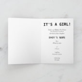 女の子だ！ミスター・モンキー 案内状 (内部)