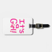 女の子だ! ラゲッジタグ (正面横)