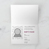 女の子だ！（内部を参照） 案内状 (内部)