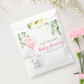 女の子だ！可愛い小さな象のベビー（風船あり） フェイバーバッグ (封をした状態)