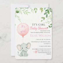 女の子だ！可愛い小さな象のベビー（風船あり）