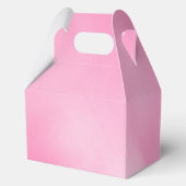 女の子だ！妖精のキノコと花の赤ちゃんシャワー フェイバーボックス (裏面)