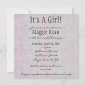 女の子だ 招待状 (裏面)