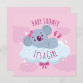 女の子だ 招待状 (正面/裏面)