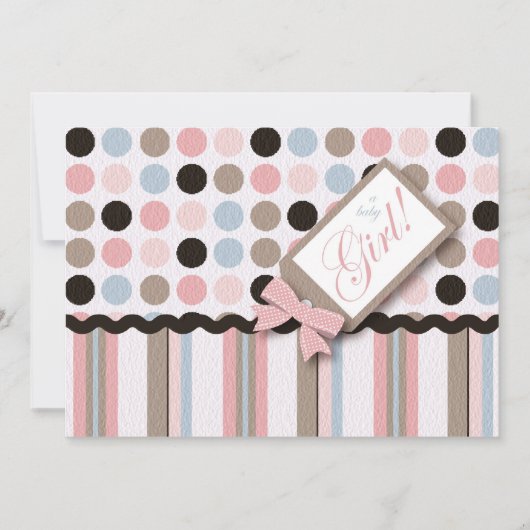 女の子だ!招待状 招待状 (正面)