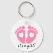 女の子だ!新しい父キーチェーン キーホルダー (正面)