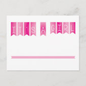 女の子だ 案内ポストカード (正面)