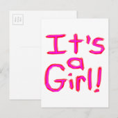 女の子だ！ 案内ポストカード (正面/裏面)