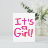 女の子だ！ 案内ポストカード (スタンド正面)