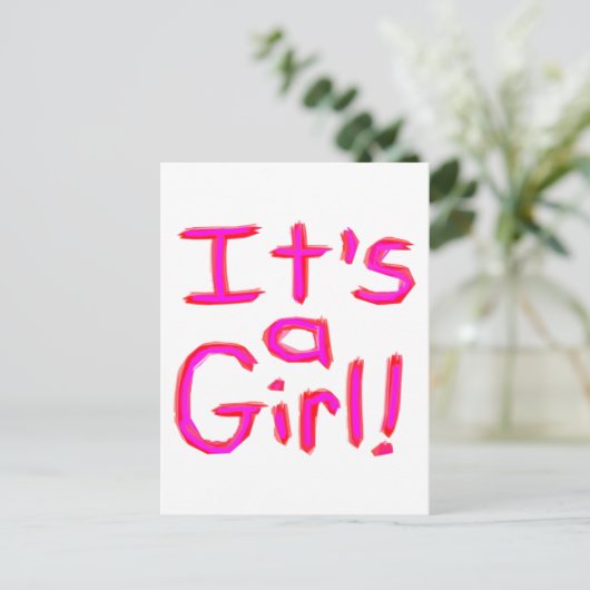 女の子だ！ 案内ポストカード (スタンド正面)