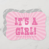 女の子だ 案内状 (正面/裏面)