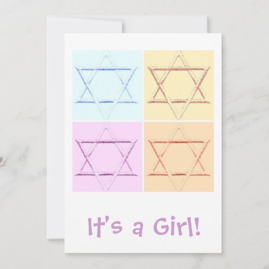 女の子だ！ 案内状 (正面)