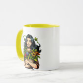 女の子だ!植物プン | Houseplant おもしろい Addict マグカップ (正面左)