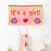 女の子だ！ 横断幕 (インサイチュ)