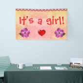 女の子だ！ 横断幕 (トレードショー)