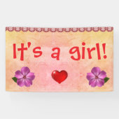 女の子だ！ 横断幕 (横)