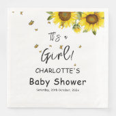 女の子だ！水彩ひまわり蝶 (正面)