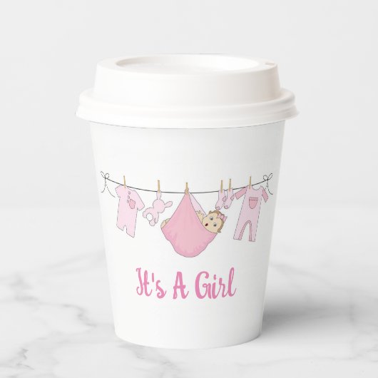 女の子だ 紙コップ (正面)