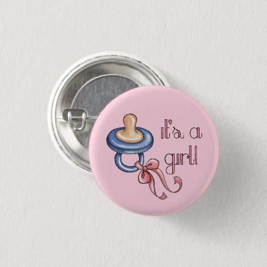 女の子だ！ 缶バッジ (正面&裏面)