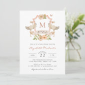 女の子だ!赤ちゃんシャワー 招待状 (スタンド正面)