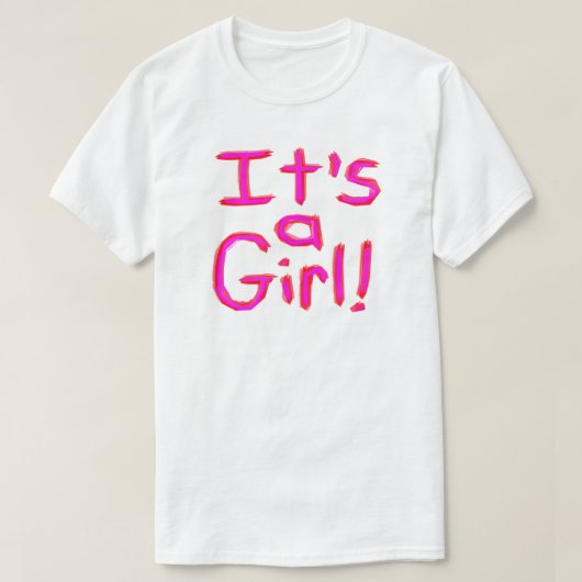 女の子だ! Tシャツ (デザイン正面)